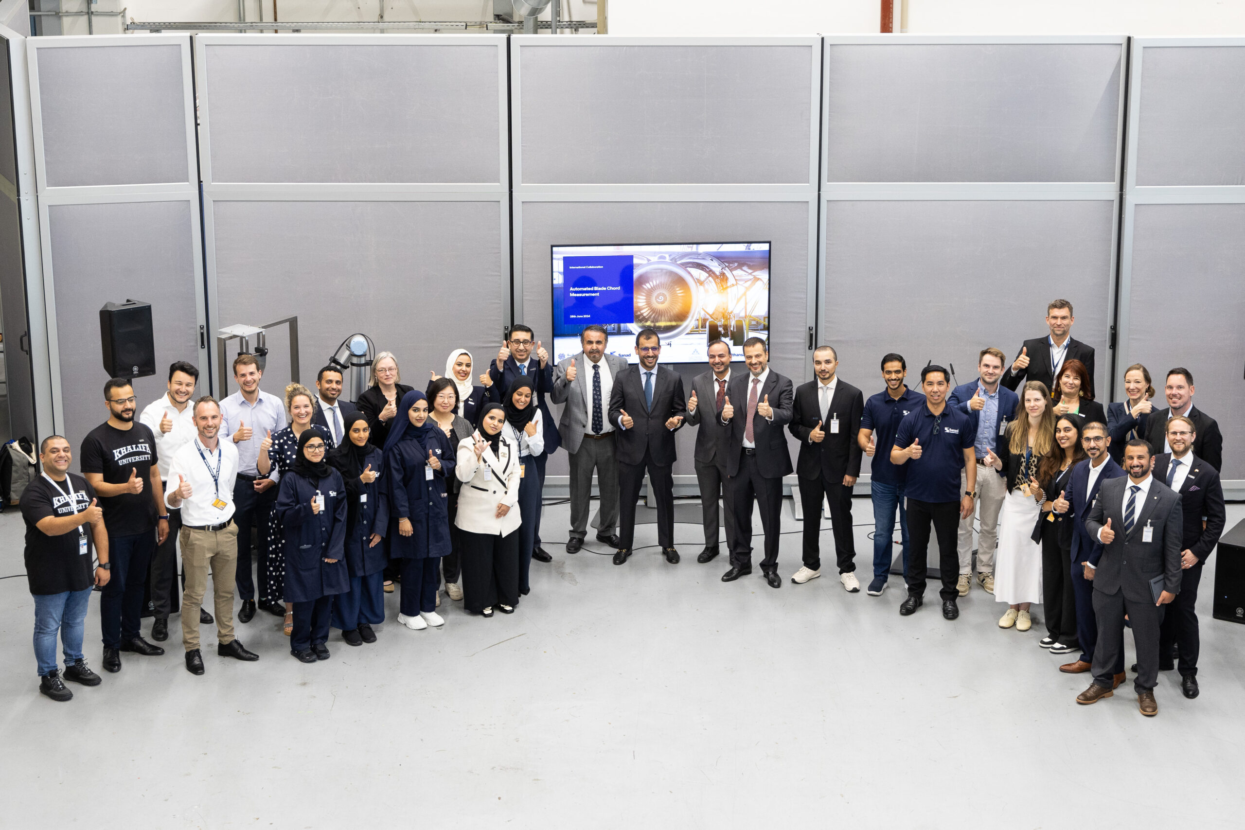 Sanad, Khalifa University, Lufthansa Technik Pioneer Robotic Arm