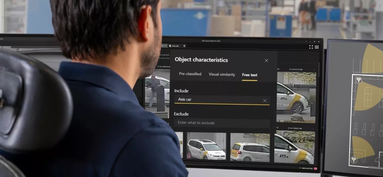 Axis Introduces Free Text Search in AXIS Camera Station Pro