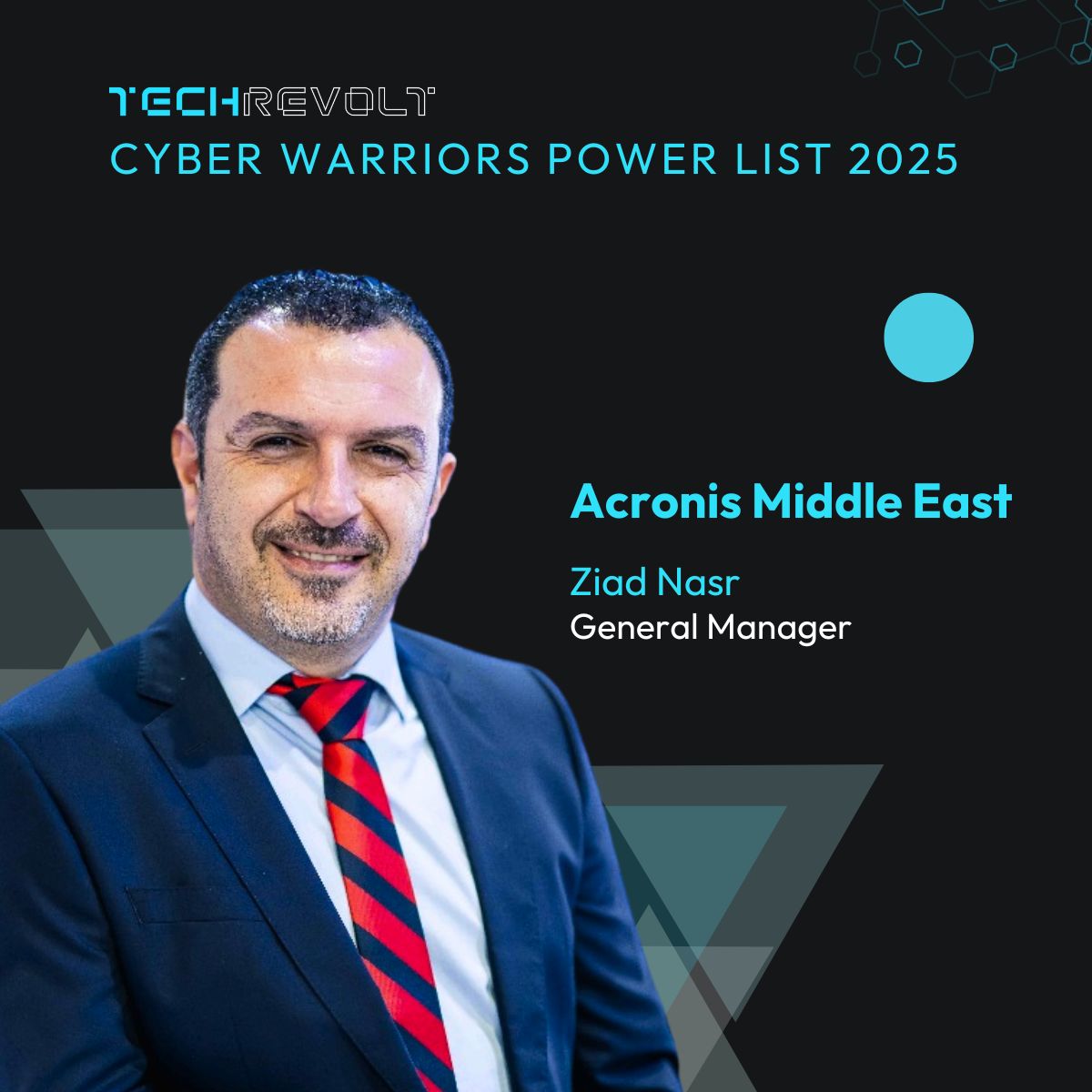 Cyber Warriors Power List 2025: Acronis Middle East